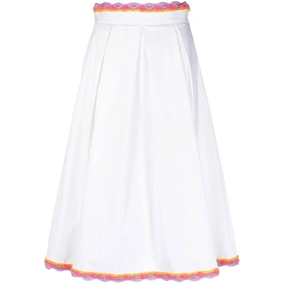 Shop Moschino Skirts In White