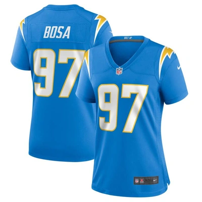 Shop Nike Joey Bosa Powder Blue Los Angeles Chargers Game Jersey