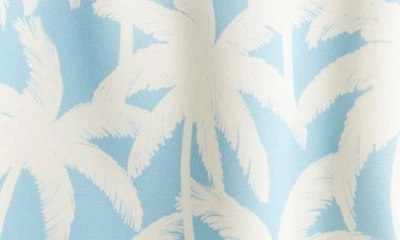 Shop Palm Angels Palm Print Track Jacket In Light Blue