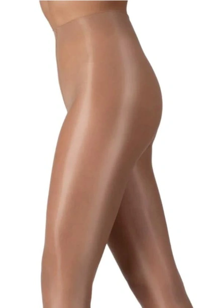 Shop Lechery Lustrous Silky Shiny 20 Tights In Natural