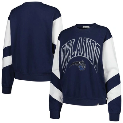 Shop 47 ' Navy Orlando Magic 2023/24 City Edition Nova Crew Sweatshirt In Gray