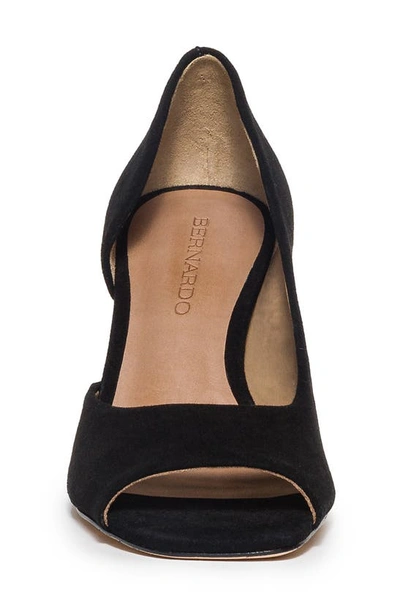 Shop Bernardo Footwear Nieve Half D'orsay Pump In Black