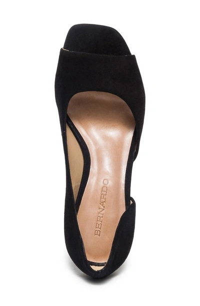 Shop Bernardo Footwear Nieve Half D'orsay Pump In Black