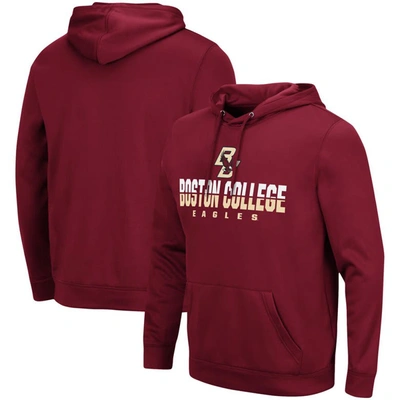 Shop Colosseum Maroon Boston College Eagles Lantern Pullover Hoodie