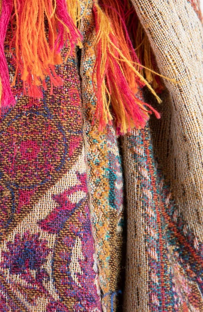 Saachi Mix Paisley Scarf In Multi-floral