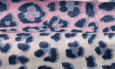 Shop Saachi Leopard Wool Shimmer Scarf In Pink