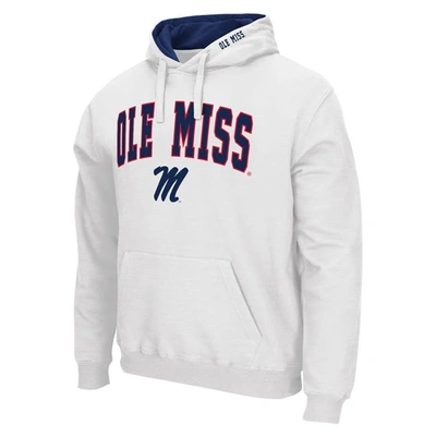 Shop Colosseum White Ole Miss Rebels Arch & Logo 3.0 Pullover Hoodie