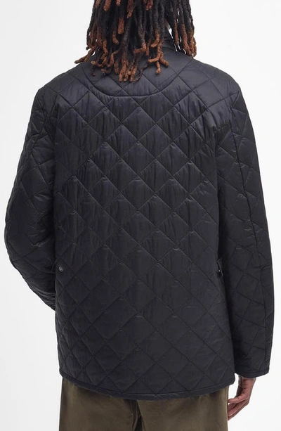 Barbour Flyweight Chelsea Quilted Jacket In Black