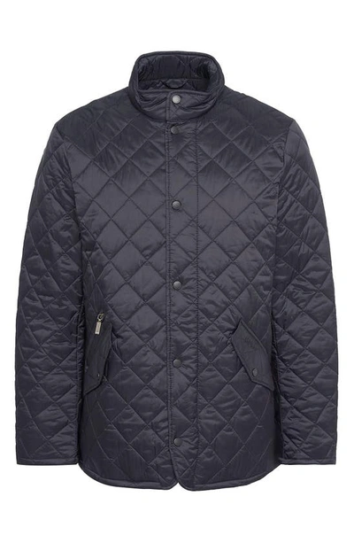 Barbour Flyweight Chelsea Quilted Jacket In Black