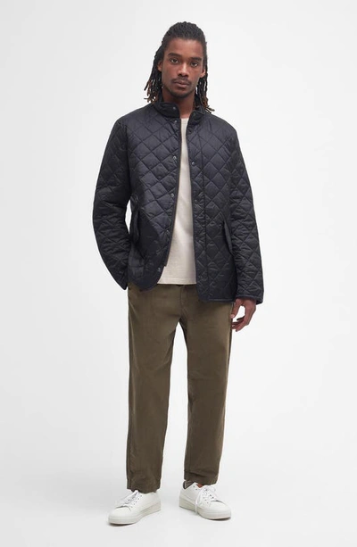 Barbour Flyweight Chelsea Quilted Jacket In Black