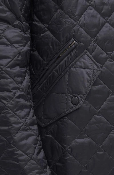 Barbour Flyweight Chelsea Quilted Jacket In Black
