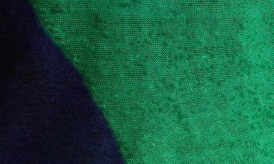 Shop Nic + Zoe Ocean Dot 4-way Convertible Linen Blend Cardigan In Green Multi