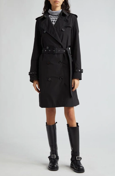 Shop Burberry Kensington A23 Water Resistant Trench Coat In Black