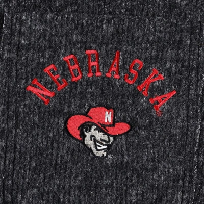 Shop Gameday Couture Black Nebraska Huskers Switch It Up Tri-blend Button-up Shacket