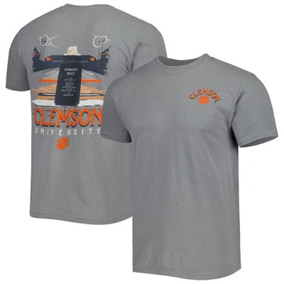 Shop Image One Gray Clemson Tigers Hyperlocal T-shirt