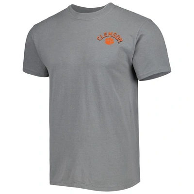 Shop Image One Gray Clemson Tigers Hyperlocal T-shirt