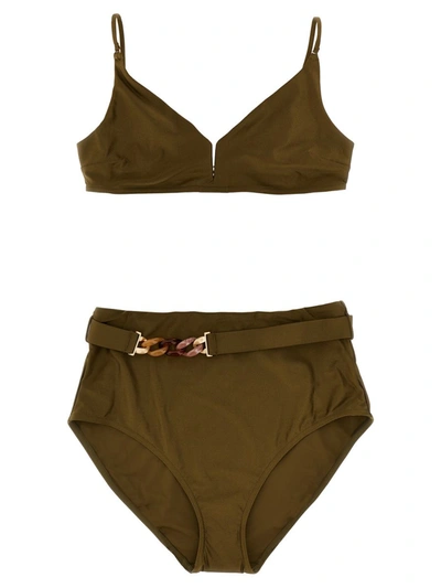 Shop Zimmermann 'ginger' Bikini In Green