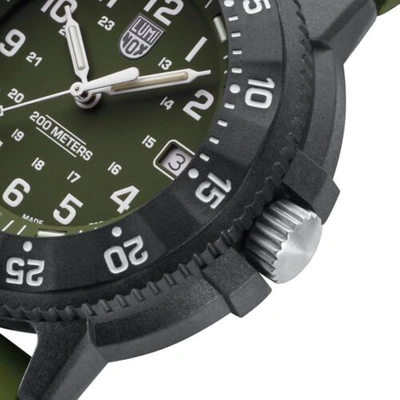 Pre-owned Luminox Sea Xs.3013.evo.s Green Dial Original Navy Seals Watch