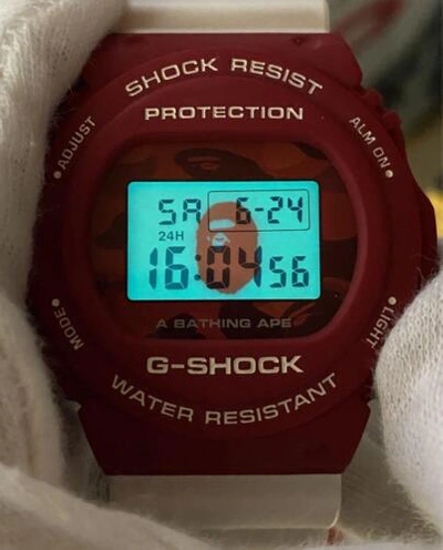 Pre-owned A Bathing Ape Bape × G-shock  X G-shock Dw-5750 Casio Limited