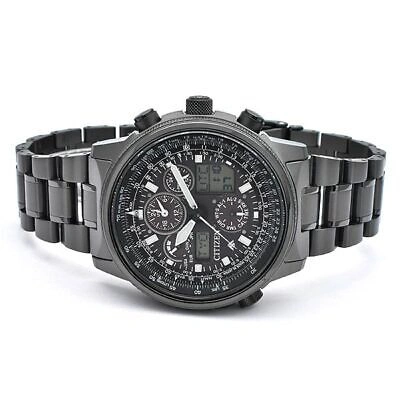 Pre-owned Citizen Promaster Sky Eco-drive Dlc Jy8025-59e Black Men's Watch In Box