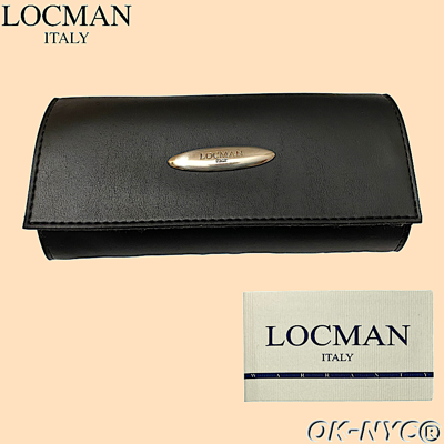 Pre-owned Locman Toscano Ref 291 Quartz Watch Mother-of-pearl Ostrich Leather Strap 30 Mm