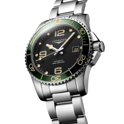 Pre-owned Longines Hydroconquest Auto 41mm Gray Dial Steel Men's Watch L37814056