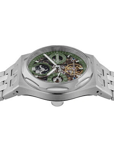 Pre-owned Ingersoll I12905 The Broadway Dual Time Automatic Mens Watch