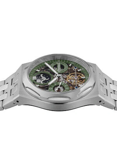 Pre-owned Ingersoll I12905 The Broadway Dual Time Automatic Mens Watch
