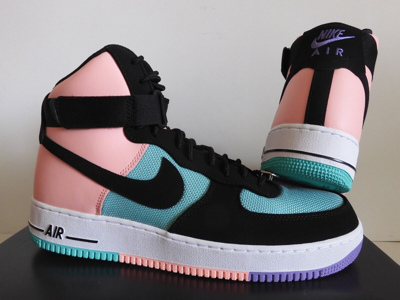 Pre-owned Nike Air Force 1 High 07 Lv8 "have A  Day" Jade-black Sz 13 [ci2306-300] In Multicolor