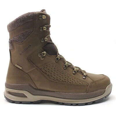 Pre-owned Lowa Mens Boots Renegade Evo Ice Gtx Casual Lace Up Ankle Hiking Leather In Brown