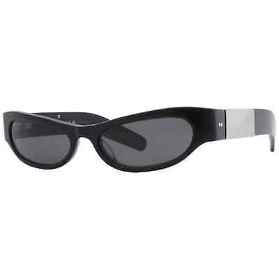 Pre-owned Gucci Dark Grey Rectangular Ladies Sunglasses Gg1635s 003 53 Gg1635s 003 53 In Gray