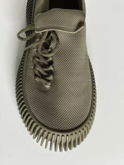 Pre-owned Bottega Veneta $920  Men's Tech Knit Stretch Khaki Sneakers 9 Us (42) 690112
