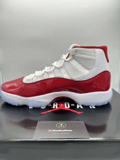 Pre-owned Jordan Brand Air  11 Cherry Retro Varsity Red White Ct8012-116 Fast Shipping
