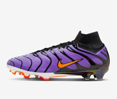 Pre-owned Nike Mercurial Superfly 9 Fg Soccer Cleats Acc Flyknit Purple-black-orange