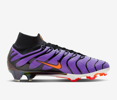 Pre-owned Nike Mercurial Superfly 9 Fg Soccer Cleats Acc Flyknit Purple-black-orange