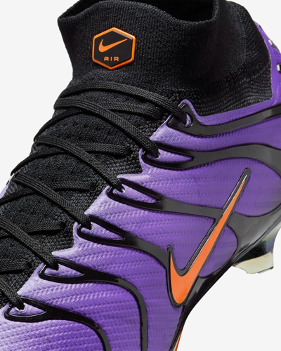 Pre-owned Nike Mercurial Superfly 9 Fg Soccer Cleats Acc Flyknit Purple-black-orange