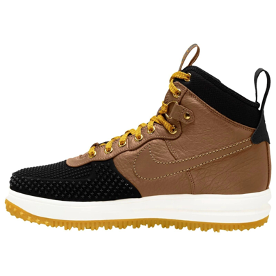 Pre-owned Nike Lunar Force 1 Duckboot Men's Boots Hiking Water-resistant Leather Shoes In Brown