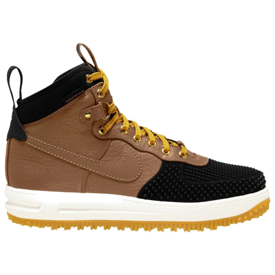Pre-owned Nike Lunar Force 1 Duckboot Men's Boots Hiking Water-resistant Leather Shoes In Brown