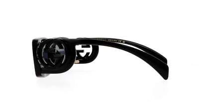 Pre-owned Gucci Gg1325s-001-54 Black Sunglasses In Gray