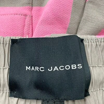 Pre-owned Marc Jacobs Monogram Oversized Sweatpants Women's Size M Taupe Pink