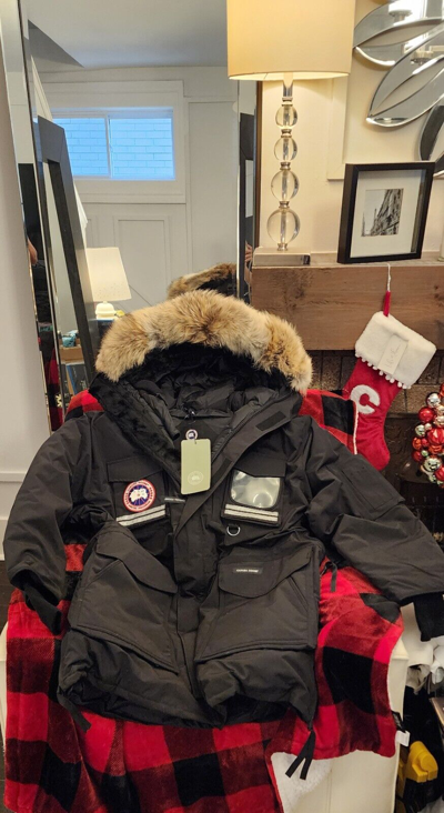 CANADA GOOSE Pre-owned 2024 Grey Label "black"  Snow Mantra "xl" Fits 2xl-3xl Parka Jacket In Gray