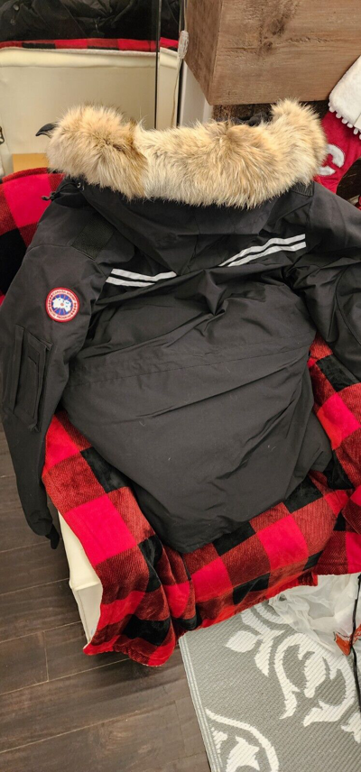 Pre-owned Canada Goose 2024 Grey Label "black"  Snow Mantra "xl" Fits 2xl-3xl Parka Jacket In Gray