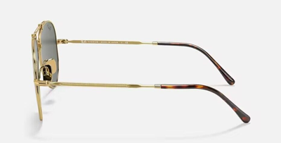 Pre-owned Ray Ban Ray-ban Rb8089 Titanium Aviator Polished Gunmetal / Black Polarized Size 58 In Green G-15