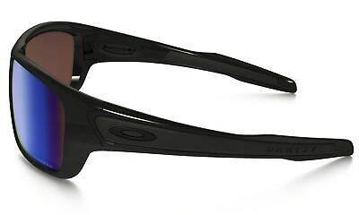 Pre-owned Oakley Sunglasses  Turbine Polished Black Prizm Deep H2o Polarized Oo9263-14 In Blue