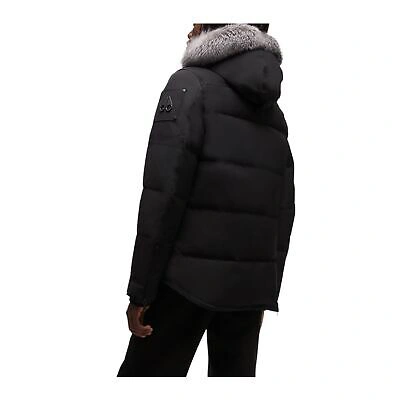 Pre-owned Moose Knuckles Round Island Jacket Mens Style : M39mj122 In Black/frost