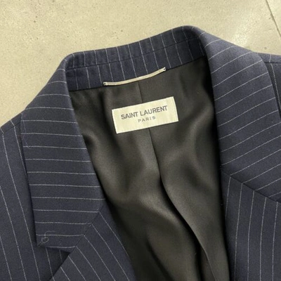 Pre-owned Saint Laurent Blazer In All Sizes In Blue