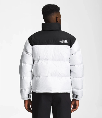 Pre-owned The North Face 1996 Nuptse Nf0a3c8dla9 Men's White Black Puffer Jacket L Ncl368