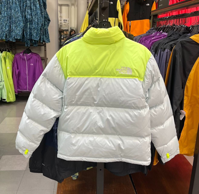 Pre-owned The North Face Mens 1996 Retro Nuptse Jacket 700 Down-skyblue/ld Yellow