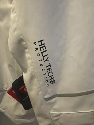 Pre-owned Helly Hansen Oslo Parka Men's 2xl Waterproof Winter Parka Rare Helly-tech In White