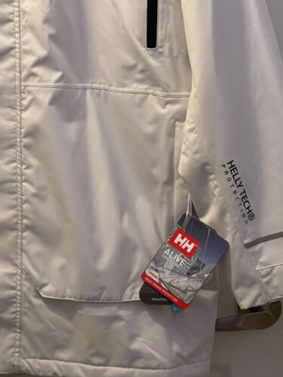 Pre-owned Helly Hansen Oslo Parka Men's 2xl Waterproof Winter Parka Rare Helly-tech In White